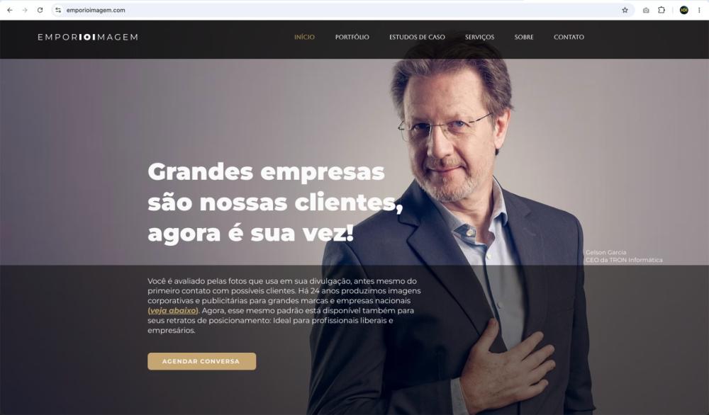 Empório Imagem lança novo site e amplia presença digital no mercado de fotografia profissional em Goiânia