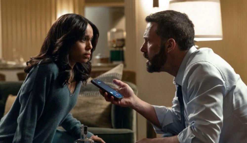 Kerry Washington e Ben Affleck na cena de 'Sobrevivência'. Foto: Reprodução/ Internet