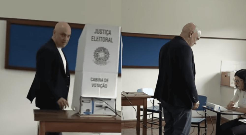 Alexandre de Moraes vota em São Paulo no segundo turno das eleições de 2026 e afirma que o Brasil tem o melhor sistema eleitoral do mundo - Foto: Divulgação 